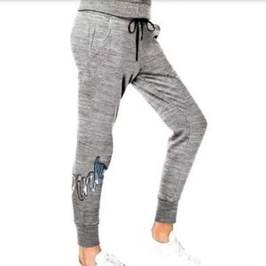 VS Pink Ombre Bling Skinny Jogger Size L